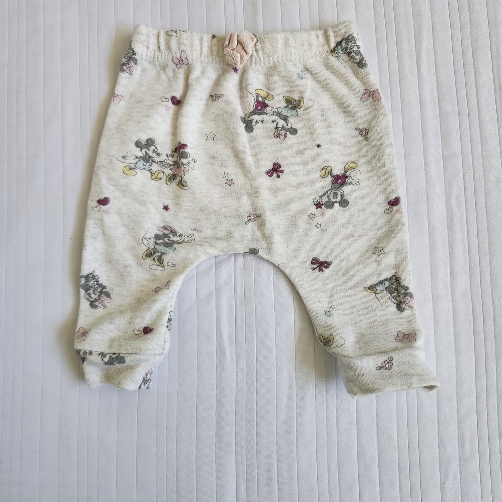 Disney Baby White and Pink Pants